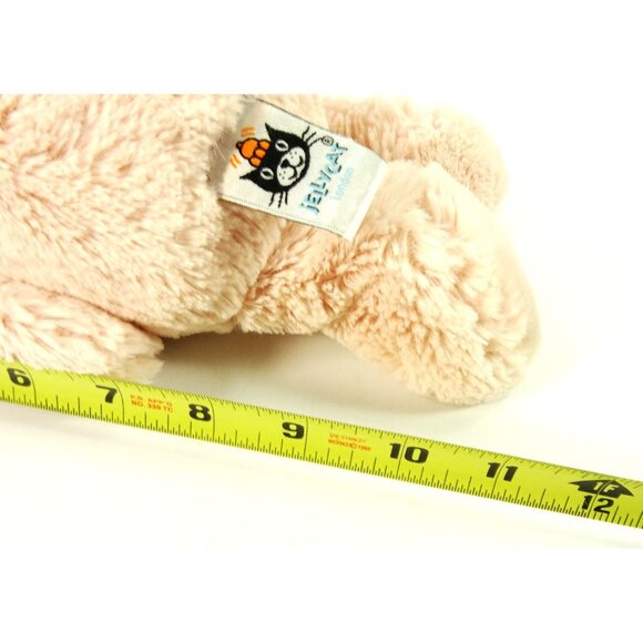 Jellycat Light Pink Bashful Bunny Rabbit Plush Stuffed Animal 12" - Picture 5 of 5